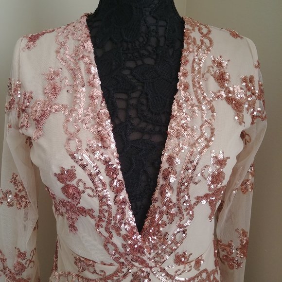 Nasty Gal How Low Can You Go Sequin Dress - Picture 5 of 8